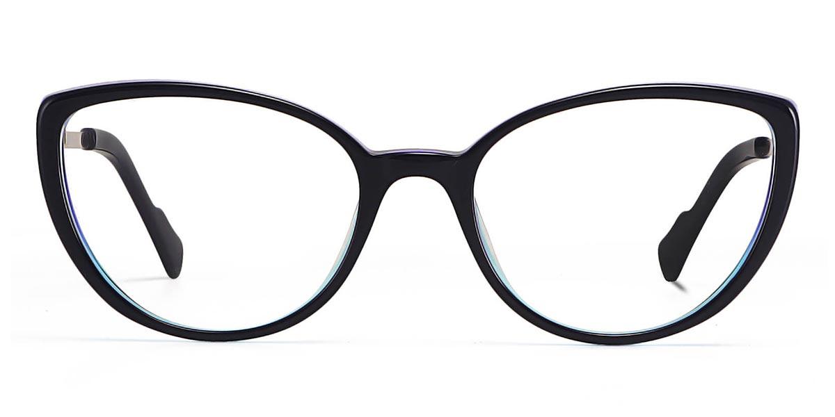Admiral Blue Audrey - Cat Eye Glasses