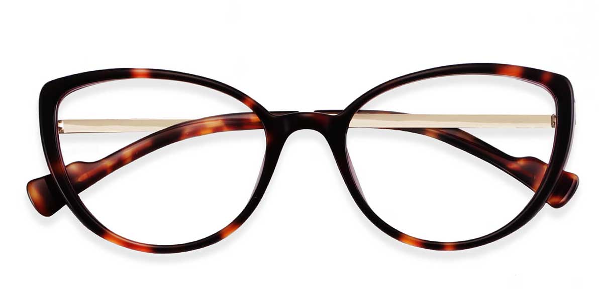 Tortoiseshell Audrey - Cat eye Glasses