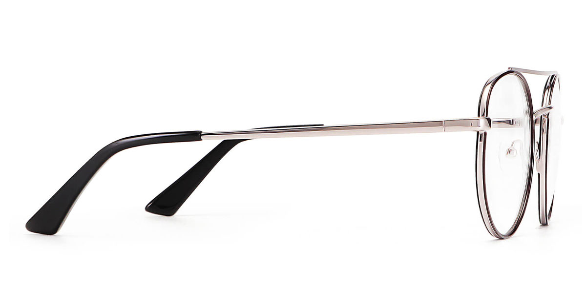 Silver - Aviator Glasses - Beacon