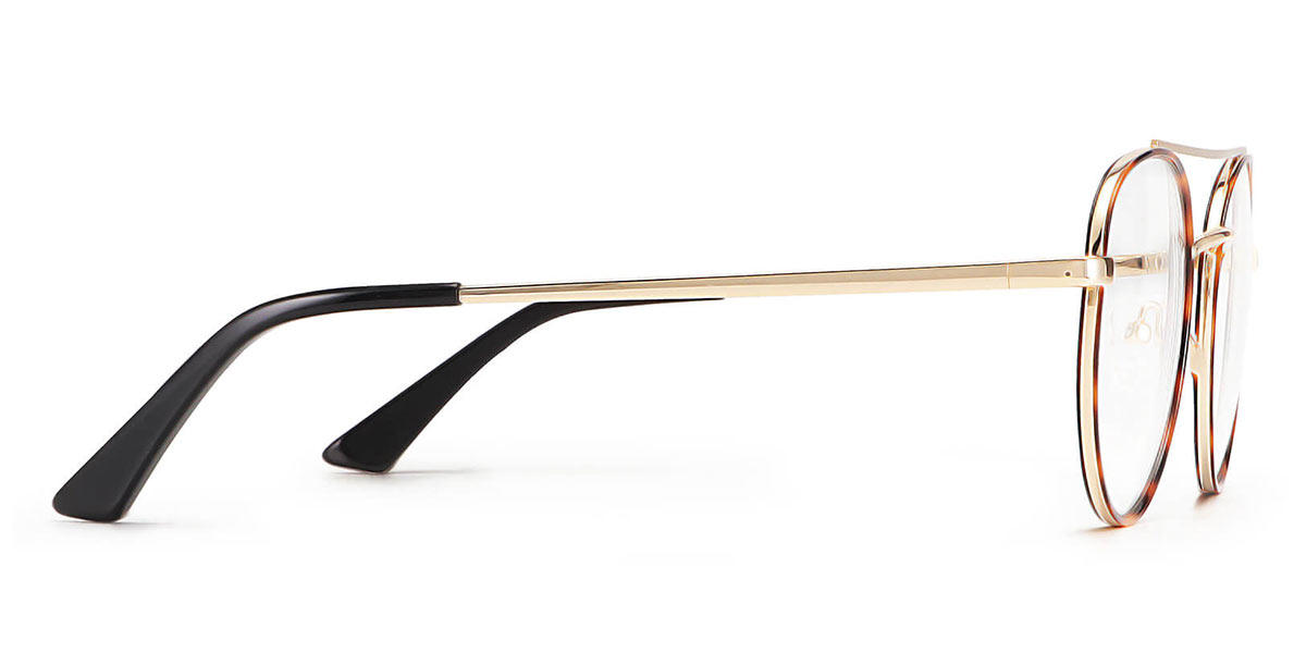 Gold Tortoiseshell Beacon - Aviator Glasses