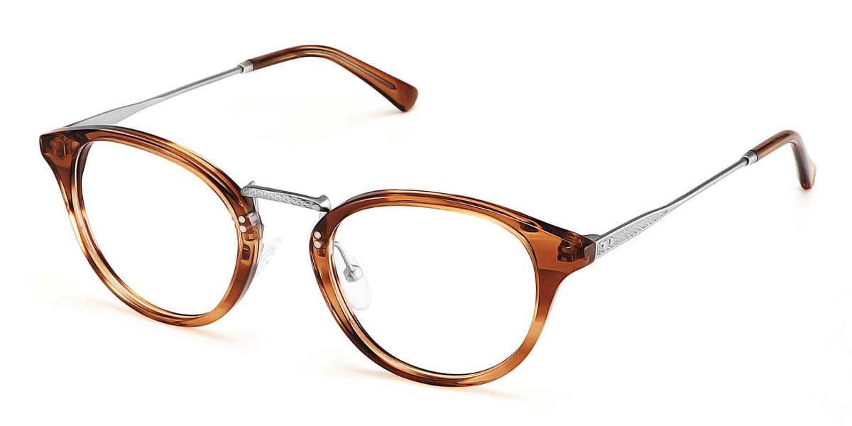 Tortoiseshell Brown - Oval Glasses - Birch