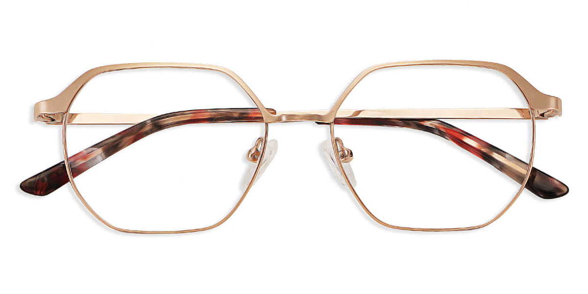 Rose Gold Caz - Square Glasses