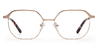 Rose Gold Caz - Square Glasses
