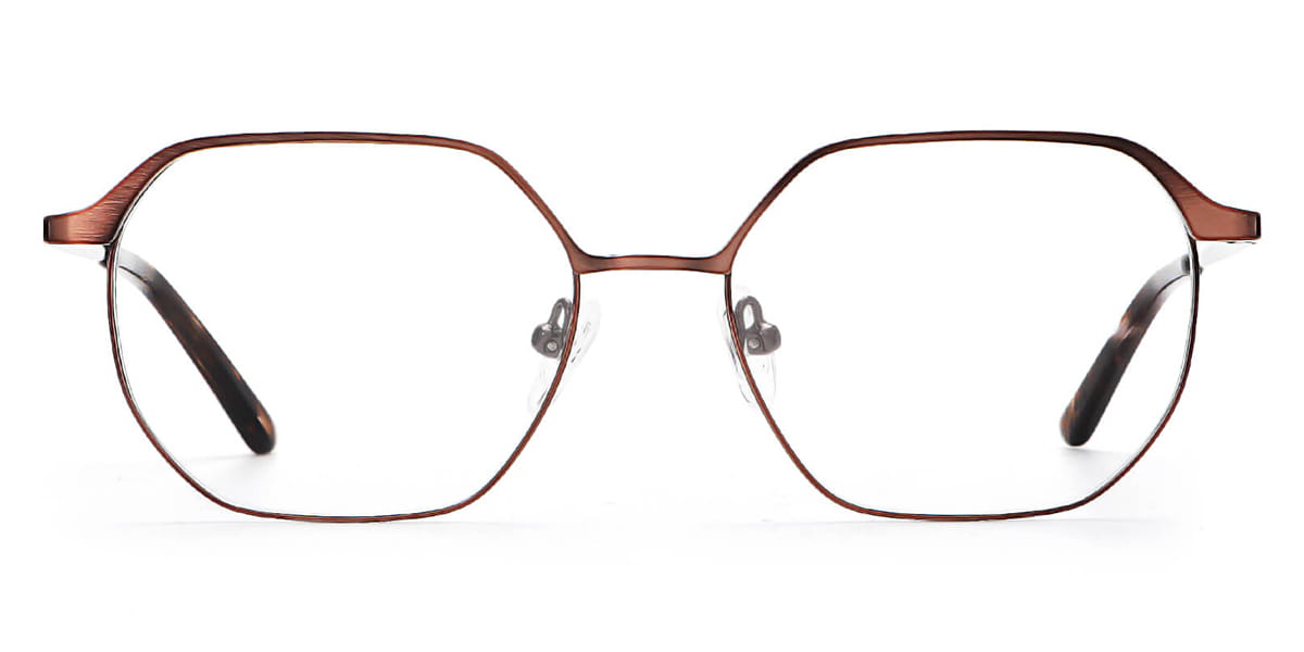 Tortoiseshell Brown - Square Glasses - Caz