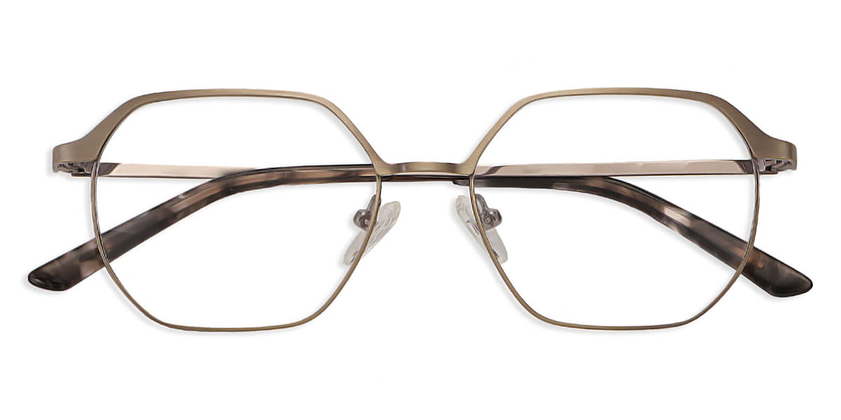 Silver - Square Glasses - Caz