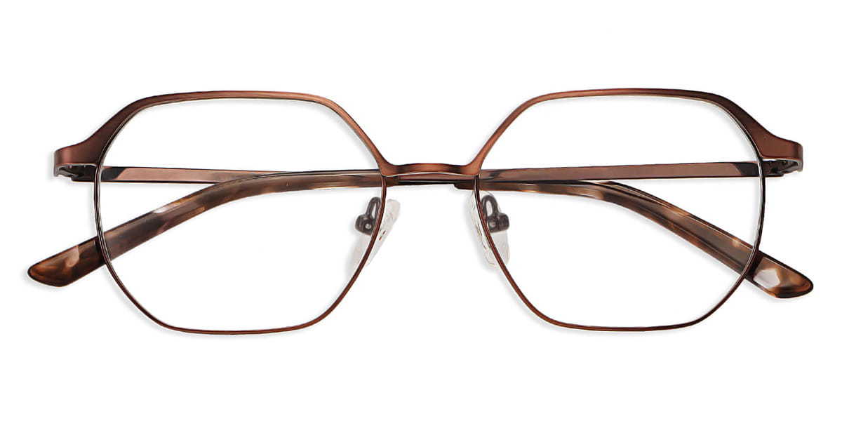 Brown Caz - Square Glasses