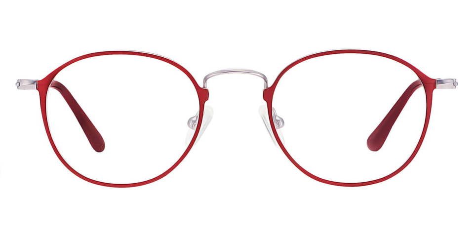 Red Delta - Round Glasses