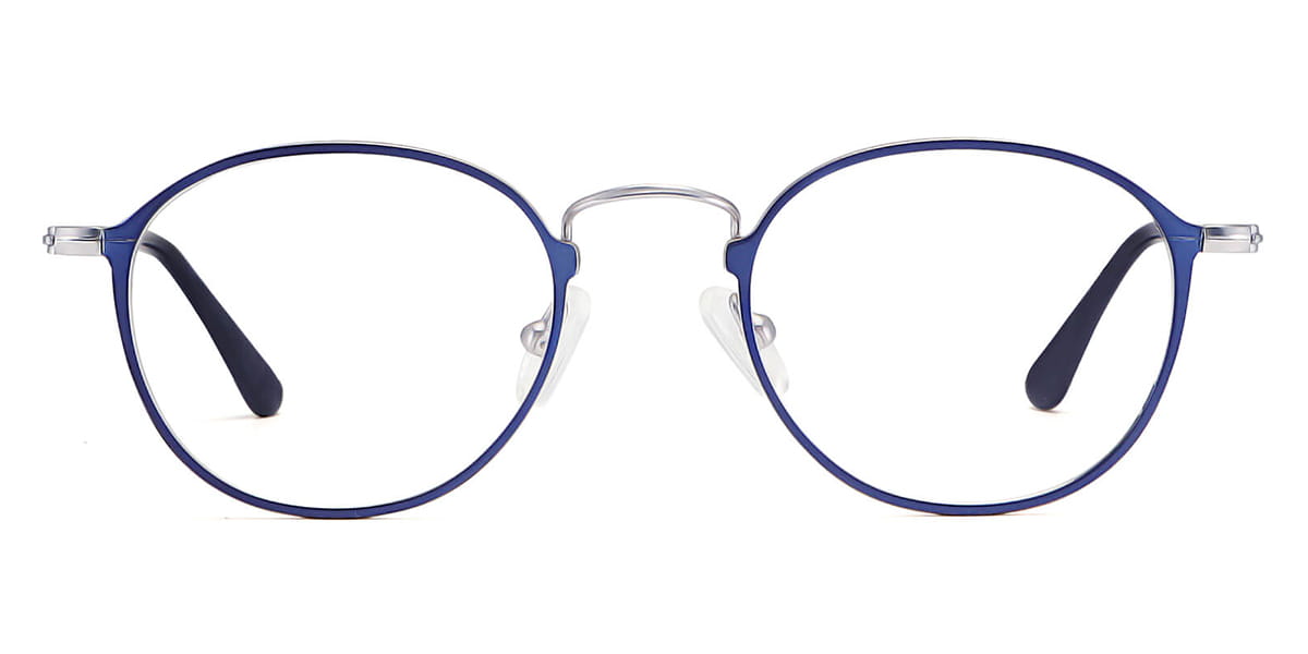 Blue Delta - Round Glasses