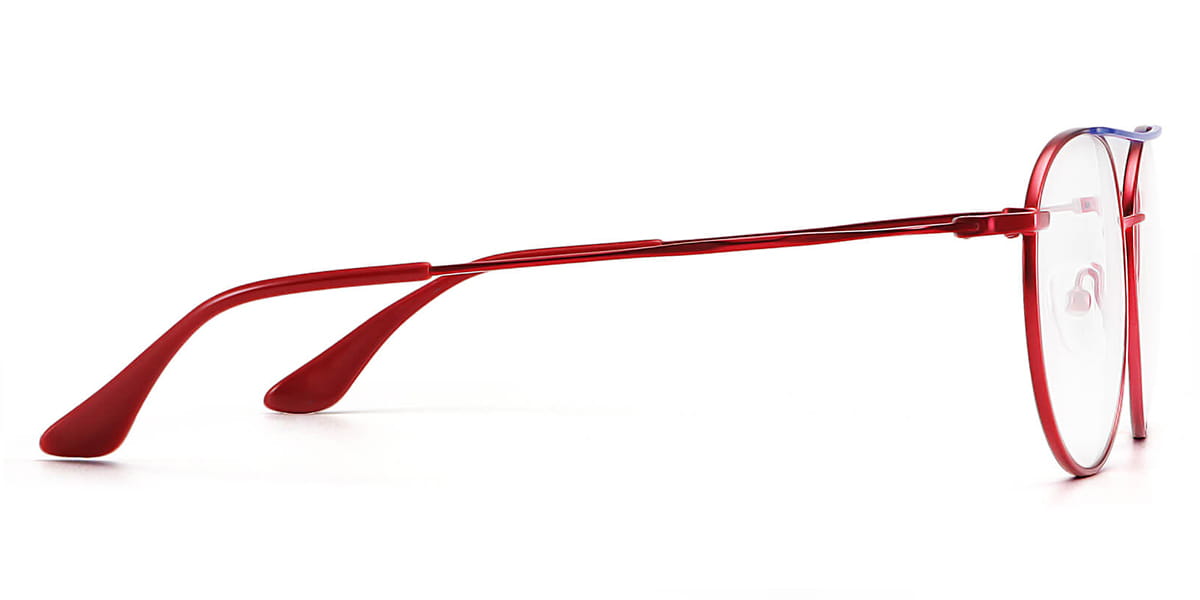 Red - Aviator Glasses - Glitz