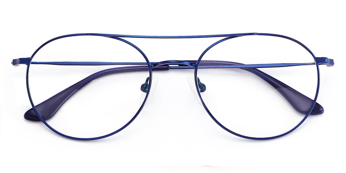 Blue Glitz - Aviator Glasses