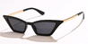 Black Grey Emilia - Cat Eye Sunglasses