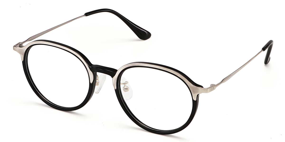 Black - Oval Glasses - Hayes