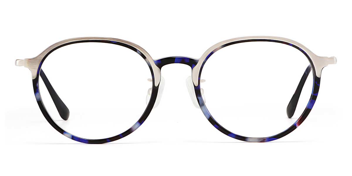 Blue Tortoiseshell - Oval Glasses - Hayes