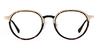 Gold Tortoiseshell Hayes - Oval Glasses