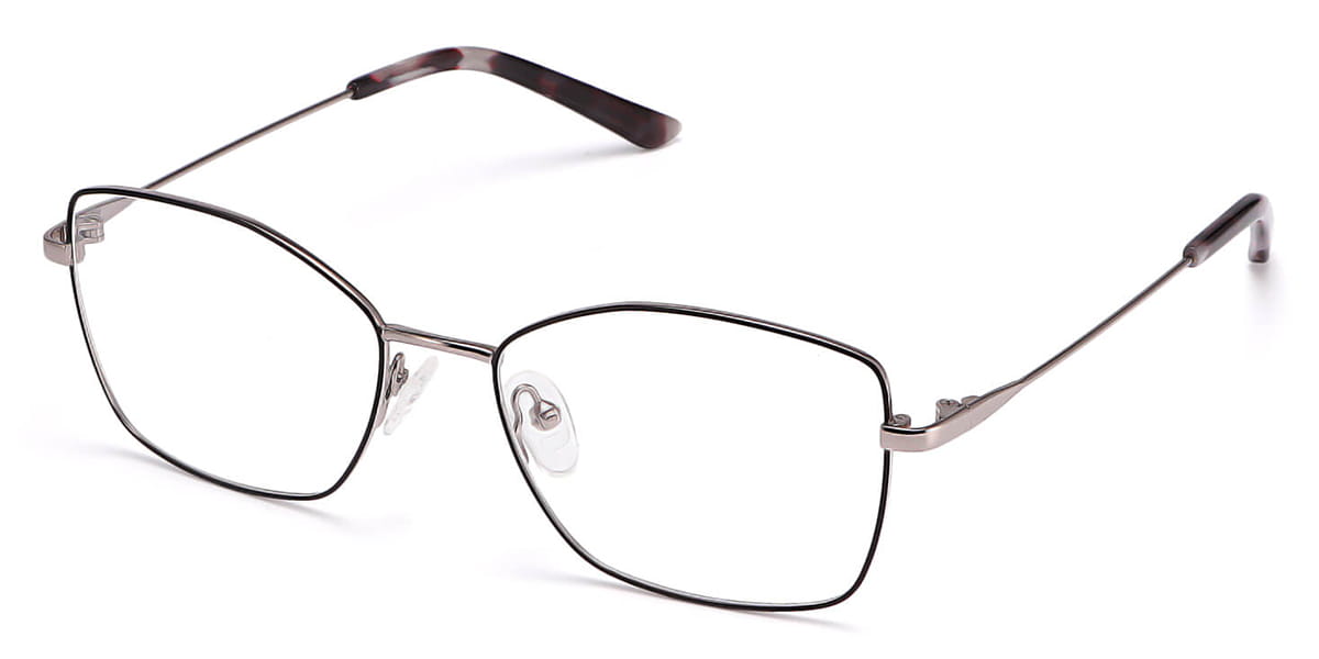 Black Gun - Rectangle Glasses - Holland