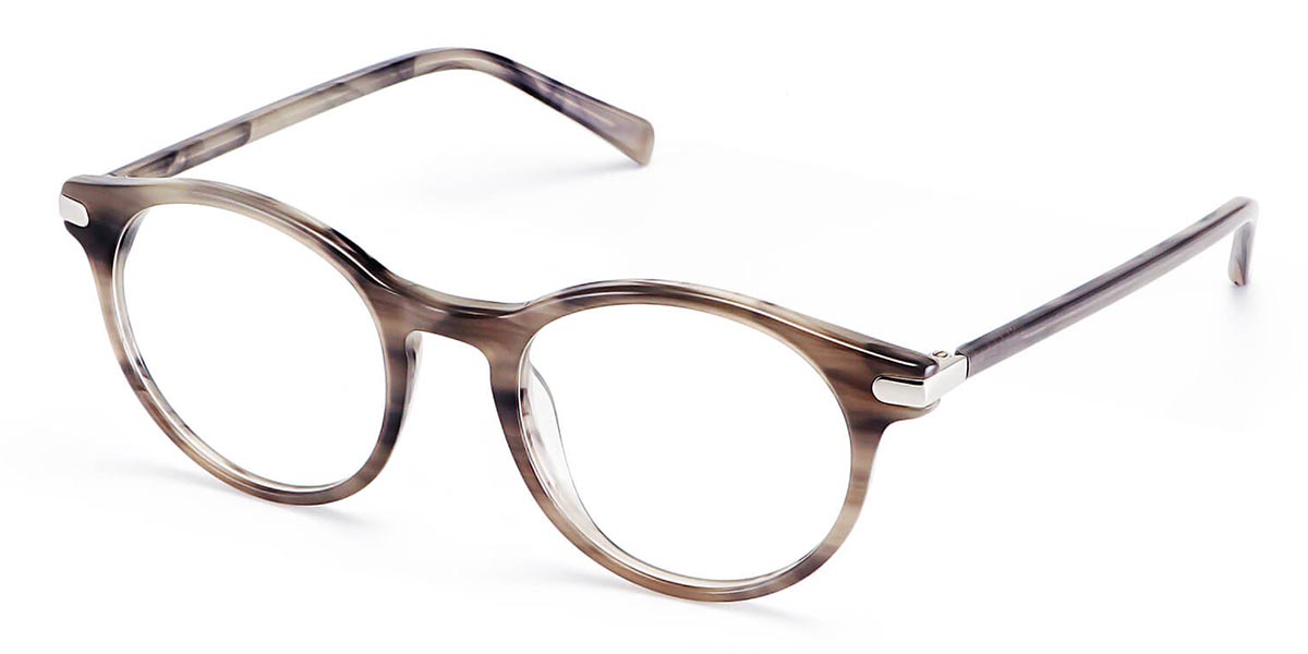 Grey - Oval Glasses - Hudson