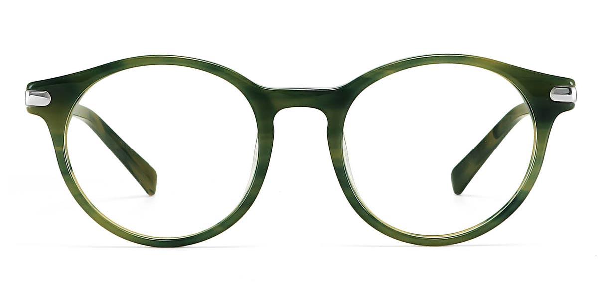 Green Hudson - Oval Glasses