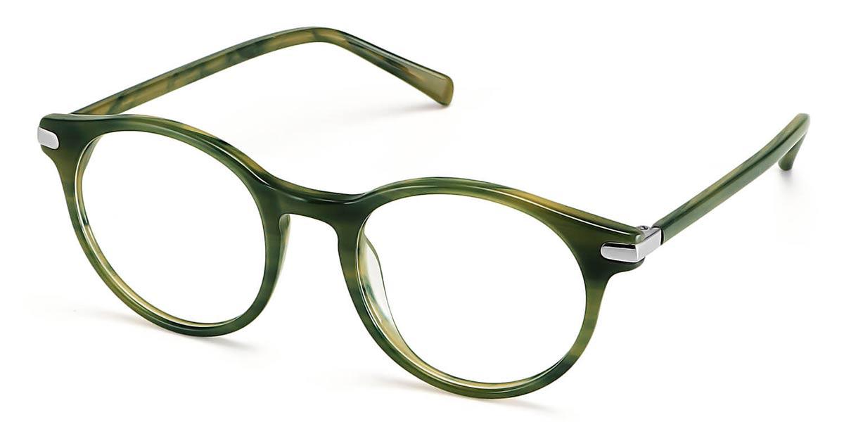 Green Hudson - Oval Glasses