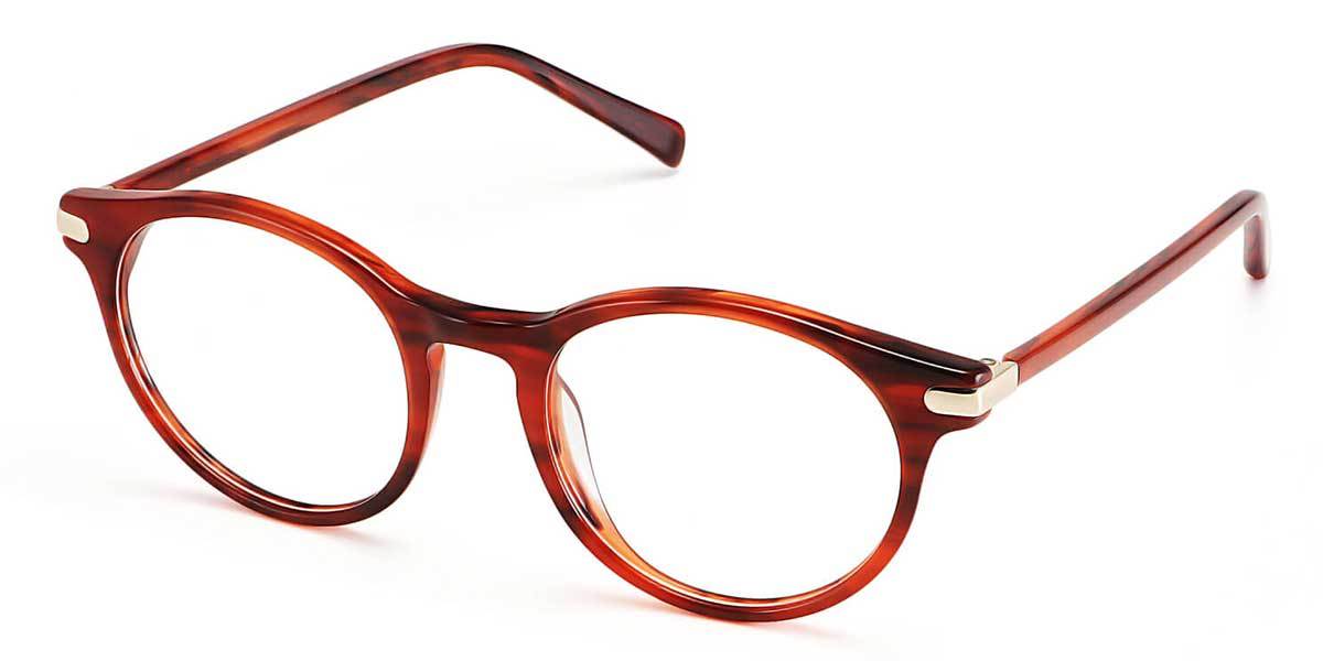 Red Hudson - Oval Glasses