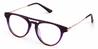 Purple Brown Hyatt - Aviator Glasses