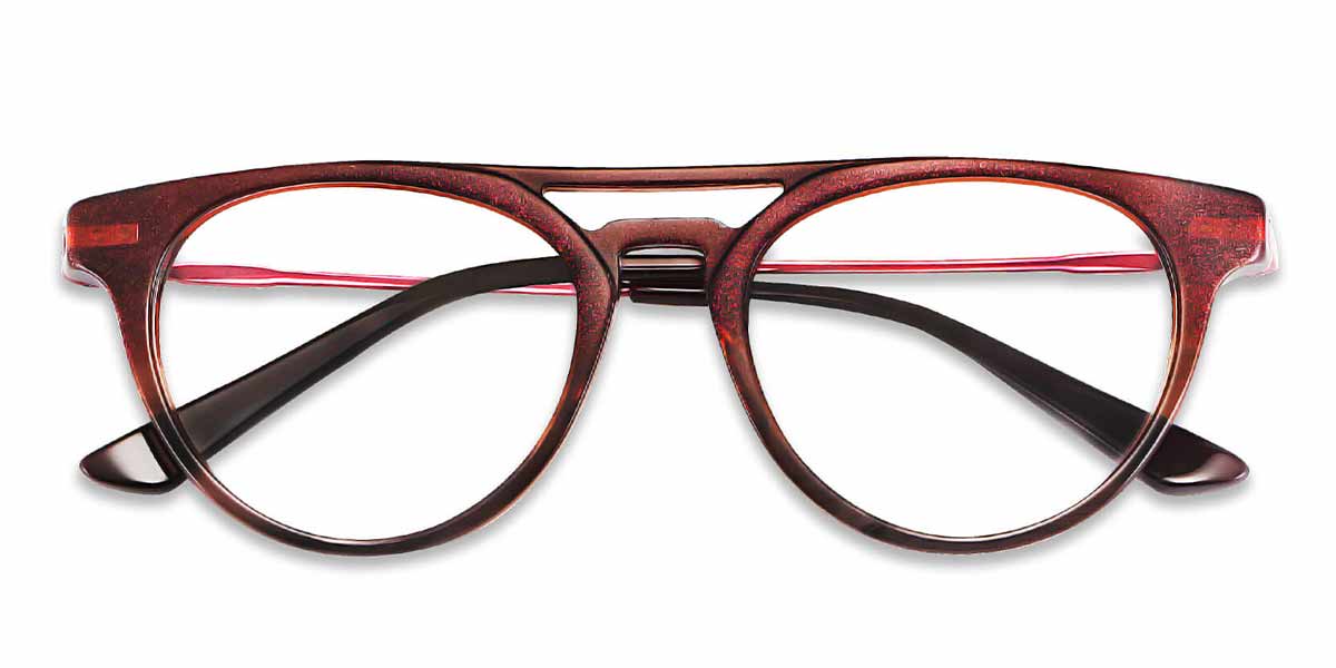 Red - Aviator Glasses - Hyatt