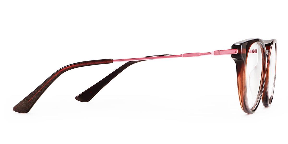 Red Brown Hyatt - Aviator Glasses