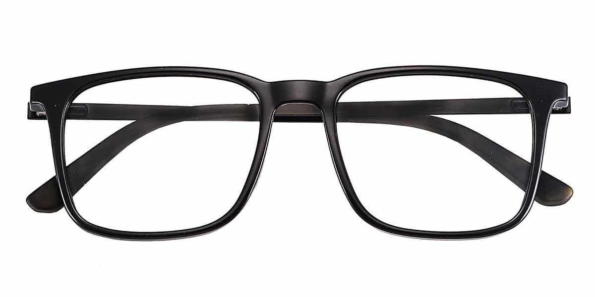 Black Ignite - Rectangle Glasses
