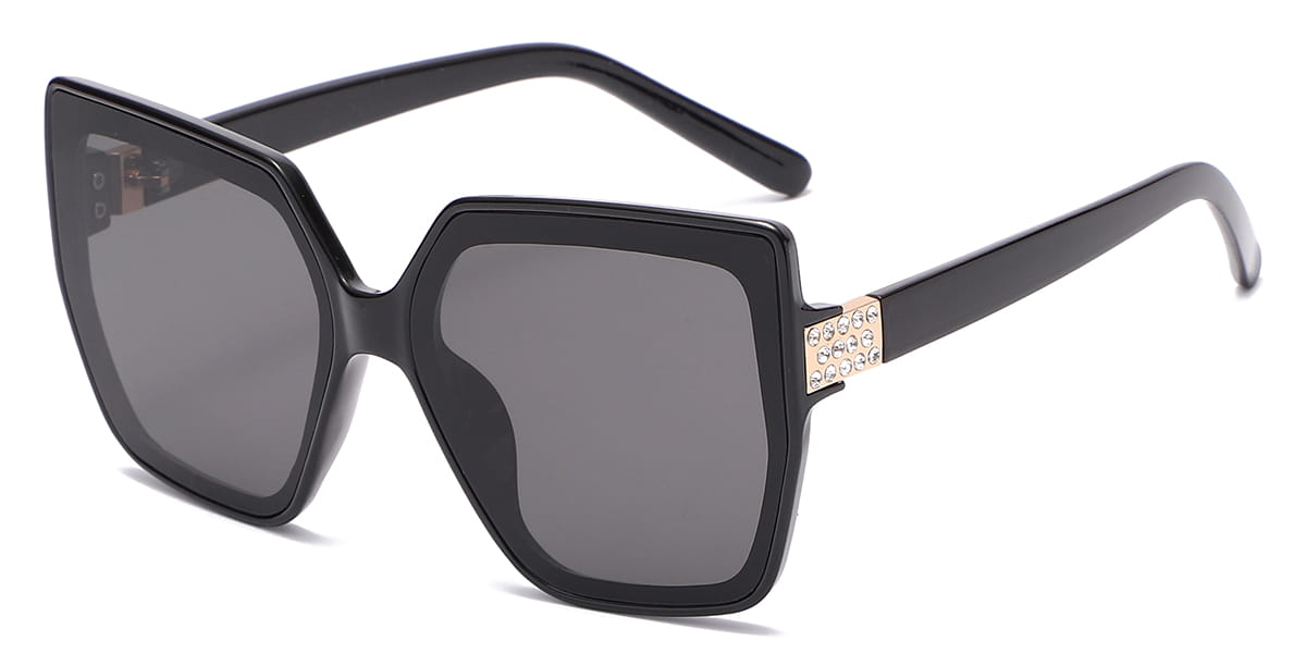 Black - Square Sunglasses - Penelope