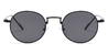 Black Grey Muhammad - Round Sunglasses