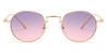 Gold Grey Pink Muhammad - Round Sunglasses