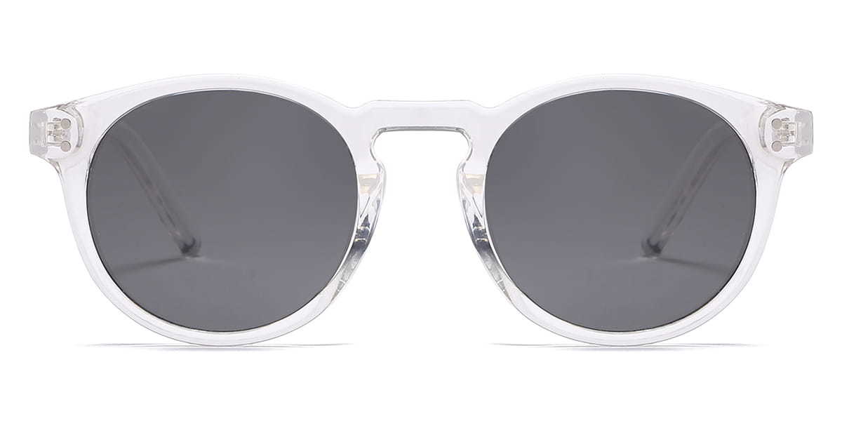 Clear Jacob - Round Sunglasses