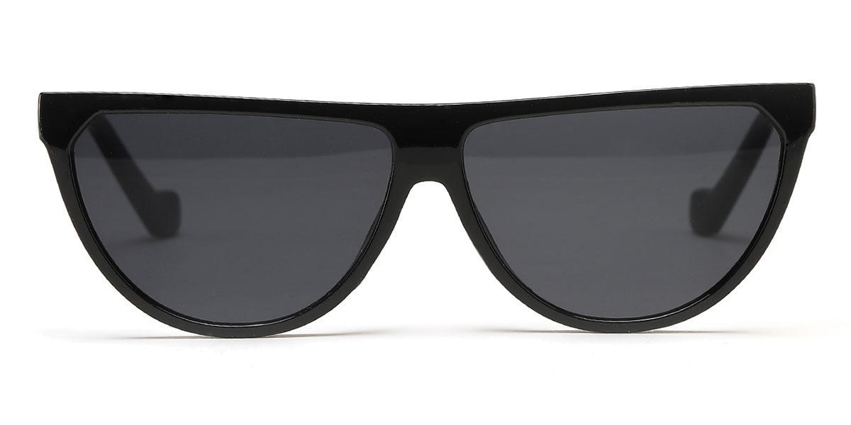 Black Grey Elizabeth - Cat Eye Sunglasses