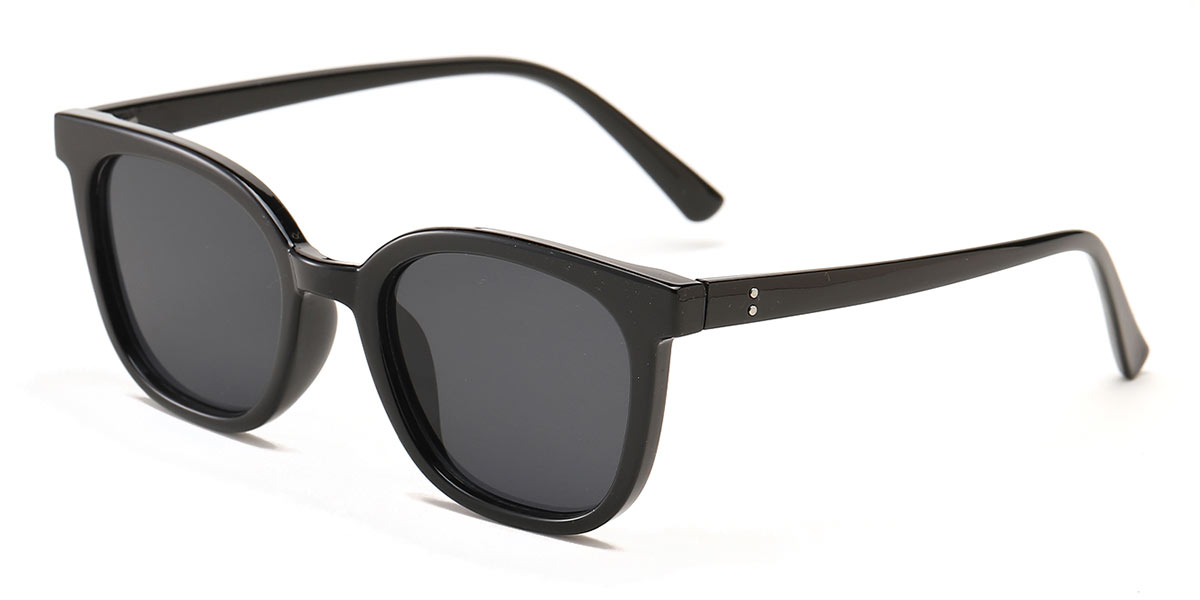 Black Grey - Oval Sunglasses - Jaxon