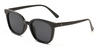 Black Grey Jaxon - Oval Sunglasses