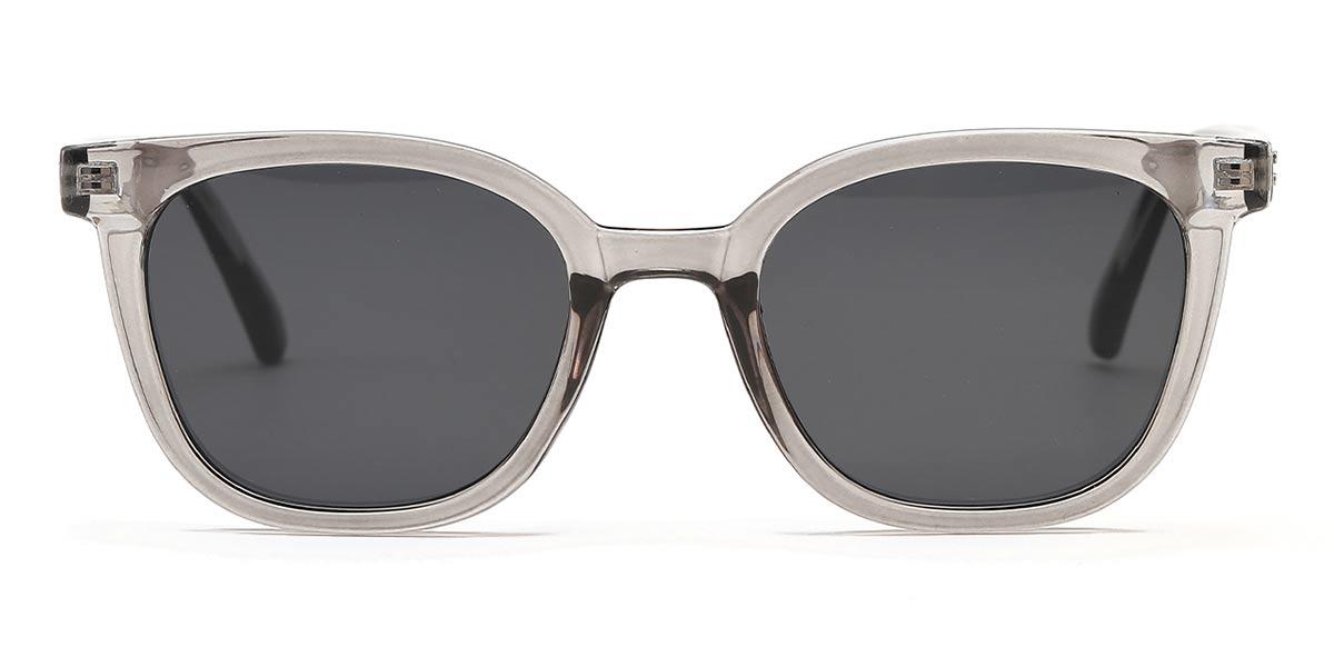 Transparent Grey Grey Jaxon - Oval Sunglasses