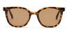 Tortoiseshell Tawny Jaxon - Oval Sunglasses