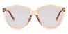 Tawny Light Grey Eliana - Oval Sunglasses