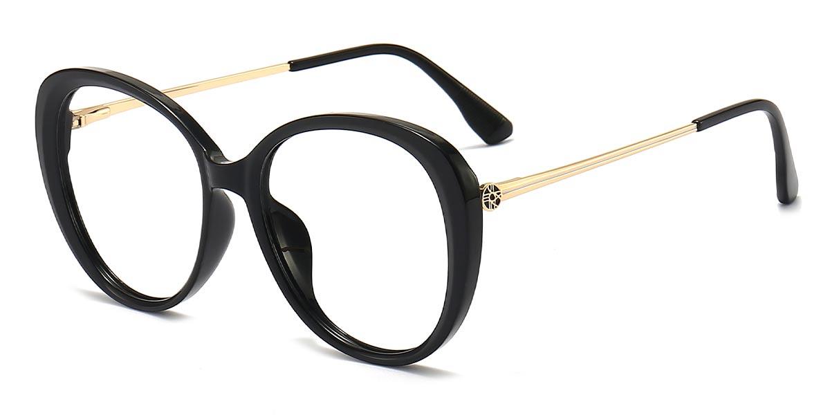 Black Kiaria - Oval Glasses