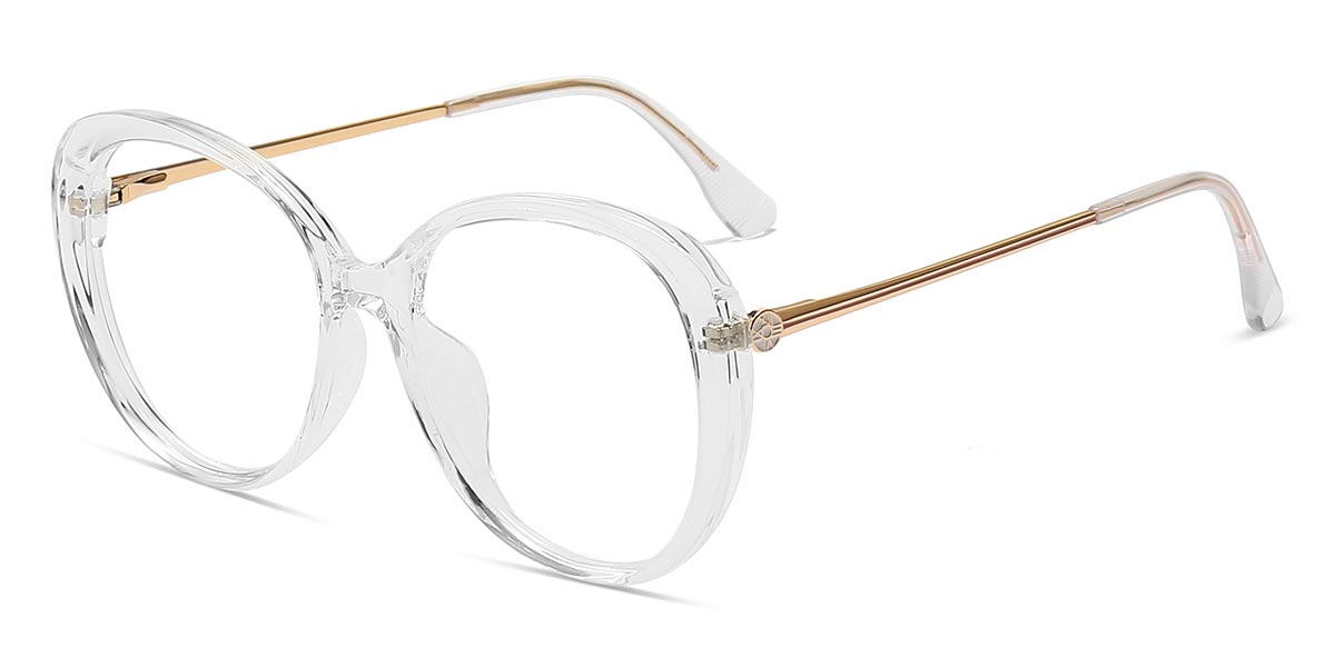 Clear - Oval Glasses - Kiaria