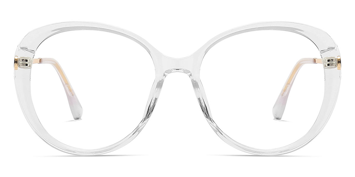 Clear - Oval Glasses - Kiaria