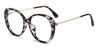 Black Tortoiseshell Kiaria - Oval Glasses