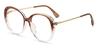 Gradient Brown Kiaria - Oval Glasses