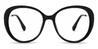 Black Kiaria - Oval Glasses