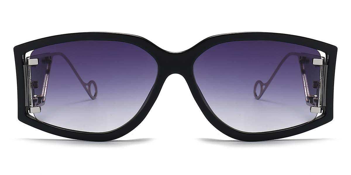 Black Grey Pearl - Rectangle Sunglasses