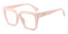 Pink Ismeme - Square Glasses