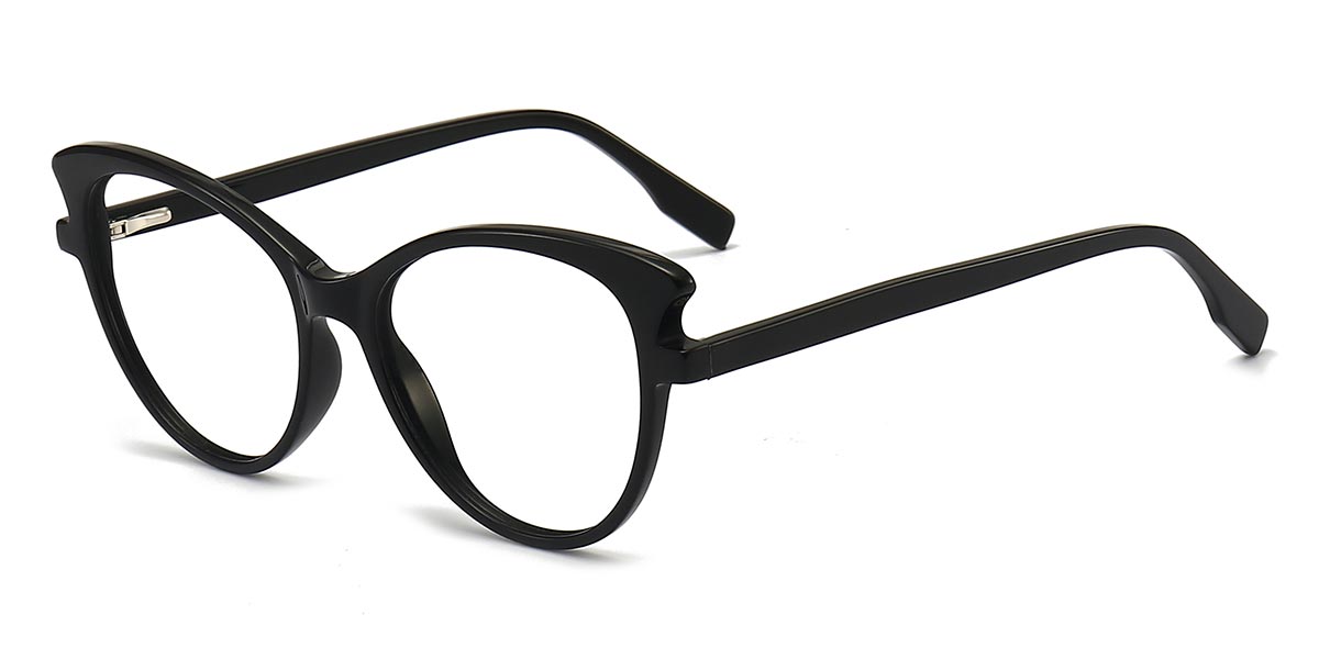 Black - Cat eye Glasses - Isidore