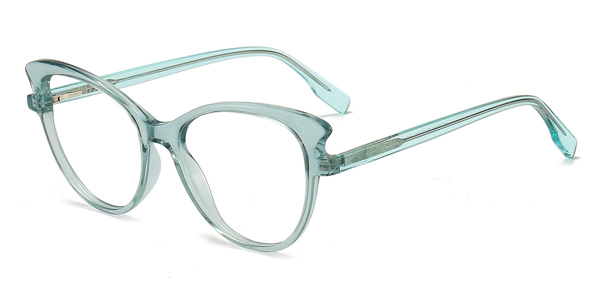 Blue - Cat eye Glasses - Isidore