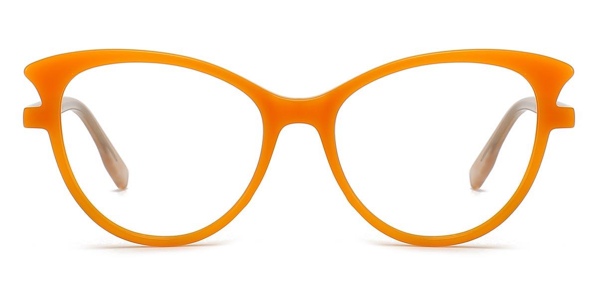 Orange Isidore - Cat Eye Glasses