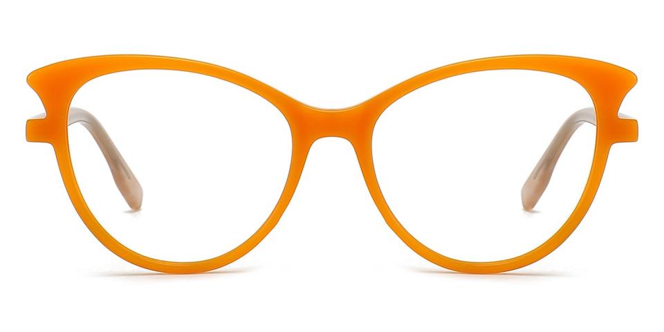Orange Isidore - Cat Eye Glasses