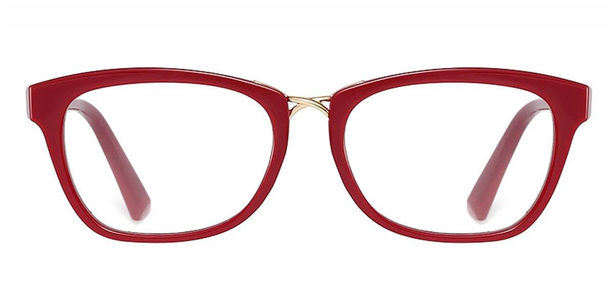 Red Juniper - Rectangle Glasses
